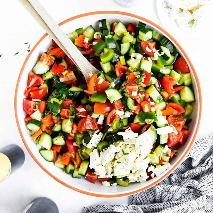 Gemischter Gemüsesalat